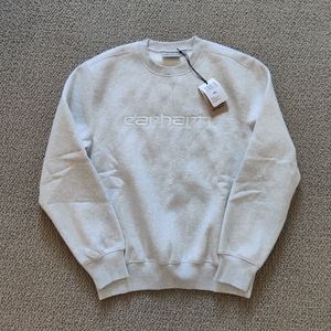 [BRAND NEW] Carhartt Work In Progress Gray Cotton Sweatshirt